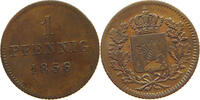 BAYERN 1 PFENNIG Maximilian II. Joseph (1848-1864) -