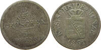SACHSEN ALBERTINISCHE LINIE 1/2 NEUGROSCHEN Friedrich August II. 1836-1854. -