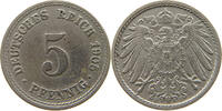 KAISERREICH 5 PFENNIG DIE ERROR -