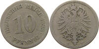 KAISERREICH 10 PFENNIG 1888 E S