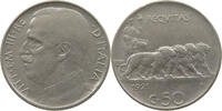 ITALY 50 CENTESIMI VITTORIO EMANUELE III. (1900 - 1946) REEDED EDGE -