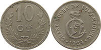 LUXEMBOURG 10 CENTIMES CHARLOTTE (1919-1964) MINTING ERROR EDGE -