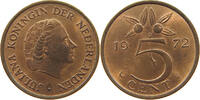 NETHERLANDS 5 CENTS JULIANA (1948-1980) -