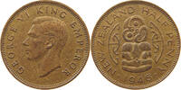 NEW ZEALAND 1/2 PENNY GEORGE VI. (1936-1952) -