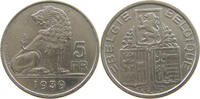 BELGIUM 5 FRANCS LEOPOLD III. (1934-1951) -