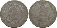 20 KREUZER 1764 BRANDENBURG ANSBACH  S-SS