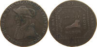 GREAT BRITAIN HALFPENNY TOKEN EARL HOWE HAMPSPHIRE -