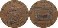 IRELAND HALFPENNY TOKEN DUBLIN MAY IRELAND EVER FLOURISH -