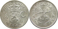 NETHERLANDS EAST INDIES 1/4 GULDEN WILHELMINA 1890-1948 -