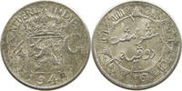 NETHERLANDS EAST INDIES 1/4 GULDEN WILHELMINA 1890-1948 -