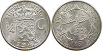 NETHERLANDS EAST INDIES 1/4 GULDEN WILHELMINA 1890-1948 -
