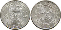 NETHERLANDS EAST INDIES 1/4 GULDEN WILHELMINA 1890-1948 -