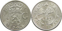 NETHERLANDS EAST INDIES 1/4 GULDEN WILHELMINA 1890-1948 -