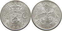 NETHERLANDS EAST INDIES 1/4 GULDEN WILHELMINA 1890-1948 -