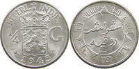 NETHERLANDS EAST INDIES 1/4 GULDEN WILHELMINA 1890-1948 -