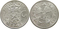 NETHERLANDS EAST INDIES 1/4 GULDEN WILHELMINA 1890-1948 -