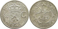 NETHERLANDS EAST INDIES 1/4 GULDEN WILHELMINA 1890-1948 -