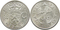 NETHERLANDS EAST INDIES 1/4 GULDEN WILHELMINA 1890-1948 -