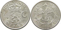 NETHERLANDS EAST INDIES 1/4 GULDEN WILHELMINA 1890-1948 -