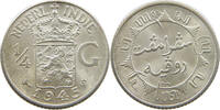NETHERLANDS EAST INDIES 1/4 GULDEN WILHELMINA 1890-1948 -