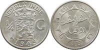 NETHERLANDS EAST INDIES 1/4 GULDEN WILHELMINA 1890-1948 -