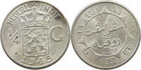 NETHERLANDS EAST INDIES 1/4 GULDEN WILHELMINA 1890-1948 -