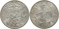 NETHERLANDS EAST INDIES 1/4 GULDEN WILHELMINA 1890-1948 -