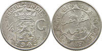 NETHERLANDS EAST INDIES 1/4 GULDEN WILHELMINA 1890-1948 -
