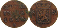 NETHERLANDS EAST INDIES 1/4 STUIVER WILLEM I. 1815-1840 -