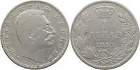 SERBIA 1 DINAR PETAR I. (1903-1918) -