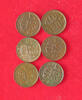 BELGIUM COLLECTION LOT 20 CENTIMES COLLECTION LOT BELGIUM 20 CENTIMES ALL DIFFERENT DATES 6PC 12G -