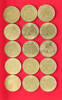 FRANCE COLLECTION LOT 20 CENTIMES COLLECTION LOT FRANCE 20 CENTIMES ALL DIFFERENT DATES 15PC 60G -