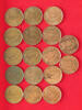 IRELAND COLLECTION LOT 1 PENNY COLLECTION LOT IRELAND 1 PENNY ALL DIFFERENT DATES 17PC 61G -