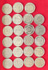 LUXEMBOURG COLLECTION LOT 1 FRANC COLLECTION LOT LUXEMBOURG 1 FRANC ALL DIFFERENT DATES 23PC 92G -