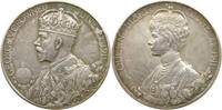 GREAT BRITAIN MEDAL GEORGE V. (1910-1936) Queen Mary Official Royal Mint Coronation Medal -