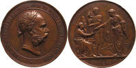 HAUS HABSBURG MEDAILLE FRANZ JOSEPH I. (1848-1916) WELTAUSSTELLUNG WIEN DEM VERDIENSTE -