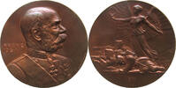 HAUS HABSBURG MEDAILLE FRANZ JOSEPH I. (1848-1916) auf den Beginn des 1. Weltkriegs -