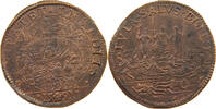 NETHERLANDS RECHENPFENNIG PAX PATET INSIDIIS Batavia -