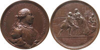 MEDAL 1755 RUSSIA DUBUT Order of St Andrew to Count Esterhazy SS