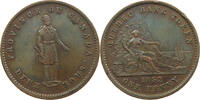CANADA 1 PENNY VICTORIA (1837-1901) QUEBEC BANK TOKEN -