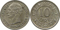 DENMARK 10 ÖRE FREDERIK VIII. (1906-1912) -