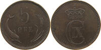 DENMARK 5 ÖRE CHRISTIAN IX. (1863-1906) -