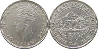 EAST AFRICA 50 CENTS GEORGE VI. (1936-1952) -
