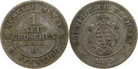 SACHSEN ALBERTINISCHE LINIE 1 NEUGROSCHEN Johann 1854-1873. -