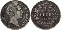 BAYERN 1/2 GULDEN Maximilian II. Joseph 1848-1864 -