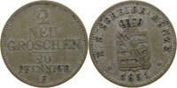 SACHSEN ALBERTINISCHE LINIE 2 NEUGROSCHEN Friedrich August II. 1836-1854 -