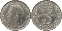 3 PENCE 1916 GREAT BRITAIN GEORGE V. (1910-1936) SS+