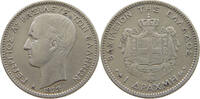 GREECE 1 DRACHMA GEORGE I. (1863-1913) -