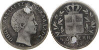 GREECE 1/2 DRACHMA OTTO (1832-1862) -
