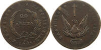 GREECE 10 LEPTA IOANNIS ANTONIOS KAPODISTRIAS (1827-1831) -